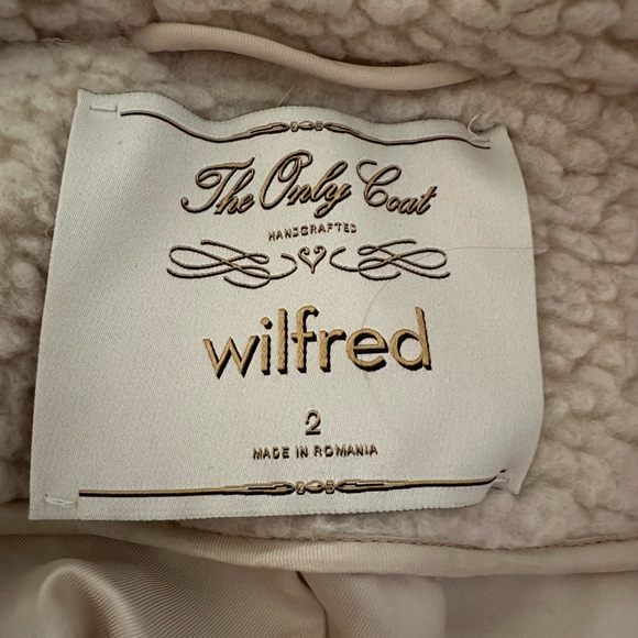 Aritzia Wilfred Teddy Only Coat in wool/cashmere size 2 - Picture 5 of 7